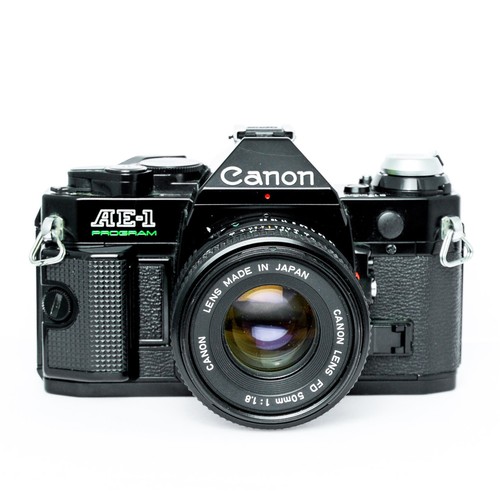 Canon ae1 program black 50mm - canon,