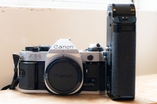 Canon program 35mm film - canon, ae-1
