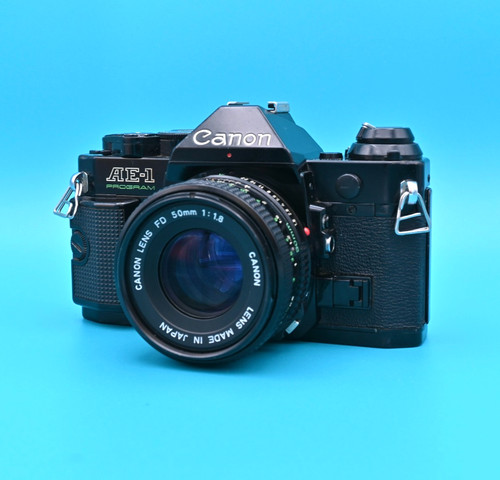 Canon program black 35mm - ae-1,